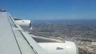 SAA A340-300 landing in Perth