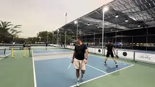 Lakeview club pickleball outdoor format 002 competitive games vicson/Jc Vs Zi yi/ Tk