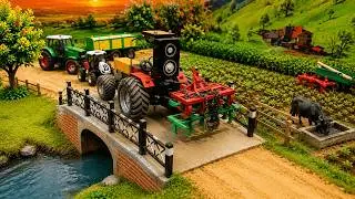 RC Tractor Working in the Fields | RC Tractor King Fun Farming & Mini Construction Science Project