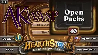 Opening 40 Packs of Hearthstone GvG Goblins VS Gnomes - AKwasp