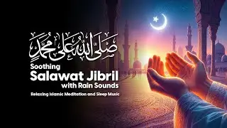 Rainy Night Salawat Jibril | Peaceful Islamic Chant for Relaxation & Healing Sleep