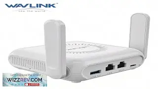 WAVLINK AX3000 Wi Fi 6 Portable Travel VPN Router USB C Power Pocket Sized Gigabit LAN