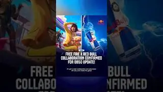 Free Fire x Red Bull Collab Incoming! 🔥 Exclusive Skins & Parachute! #freefire #garena #shorts