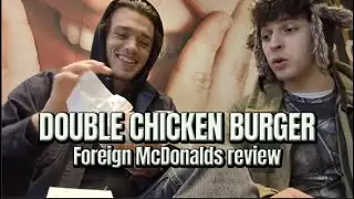 Double Chicken burger - McDonalds Taste Test