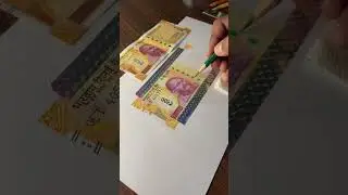 Drawing ₹200 note 🤑#art #sketch #premkiroriwalarts