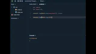 JavaScript Exponential Function