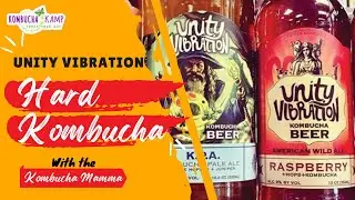 Tasting Unity Vibration Kombucha Beer with The Kombucha Mamma - Ginger & Raspberry