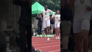 Benjamin Harris on fire 🔥 in D3 Boys 200M