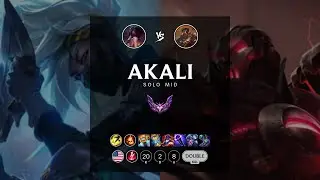 Akali Mid vs Viktor - NA Master Patch 12.13
