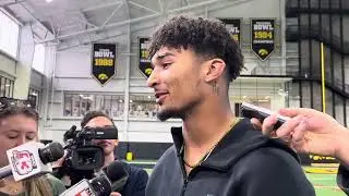 Iowa Football: Xavier Nwankpa talks stitches in his ear, career game and more
