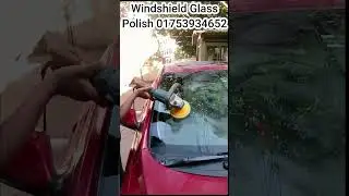 Car Windshield Glass Polish | How to car glass watermark remove | Glass watermark remove formula