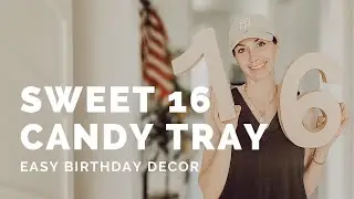 DIY Paper Mache Birthday Party Tray - Party Decor - Candy Charcuterie