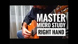 Classical Guitar Master Micro Study 6 - Right Hand String Crossing