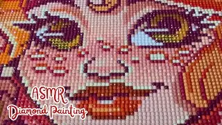 Super Satisfying and Relaxing ASMR Diamond Painting | No talking | Real Time