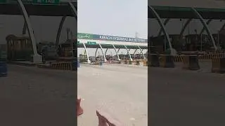 Karachi 😱💔Toll Plaza short video #howtocomplete1000ksubs