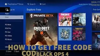 HOW TO GET FREE CODE FOR COD BLACK OPS 4 BETA PS4