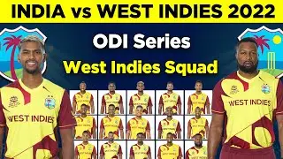 Тур Индии по Вест-Индии | Команда Вест-Индии ODI Squad | Команда WI ODI Squad против Ind 2022