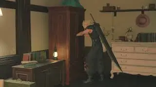 FINAL FANTASY VII REBIRTH Cloud opens Tifa's closet