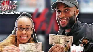 H&M $50 Couples Outfit CHALLENGE!!!