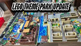 MOC LEGO Theme Park Update 36: Rock Work and Water Detailing