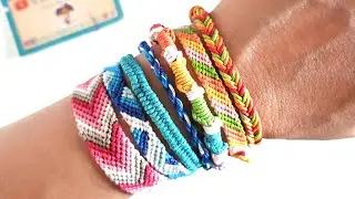 7 BRACCIALETTI AMICIZIA fai da te FACILI