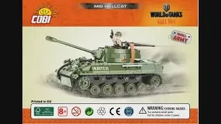 COBI World of Tanks 3006 M18 Hellcat - instruction timelapse