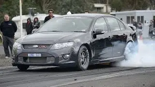 FPV Ford Falcon FG F6 turbo street car. Drag racing. Powered by the mighty Ford BARRA a legend I6.