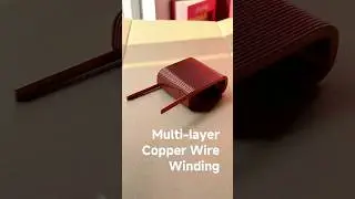 Square coils winding #coilwindingmachine #conversion #coppercoils #copperwire