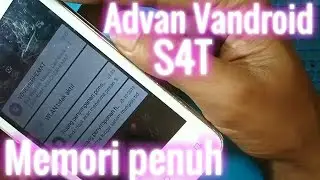 Advan Vandroid S4T memori penuh
