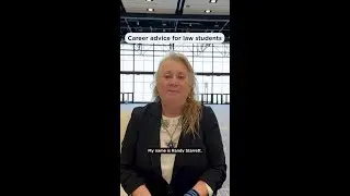 Lawyer's career advice for law students. #Shorts