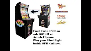 Final Fight PCB work with Street Fighter cabinet Arcade1up