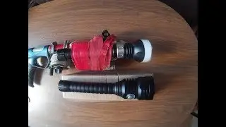Новинка!Супер фонарь  с Aлиэкспресса на диоде XHP-70.2!сравнение с юпардом на диоде xhp50