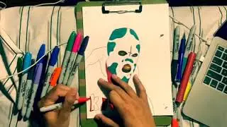 Ski Mask Drawing