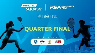 Quarter Finals - Otters Club C3 - HCL Squash PSA Challenger Tour 2 , Mumbai - Otters Club
