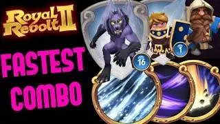 ROYAL REVOLT 2 - FASTEST COMBO (fastest units & spells)