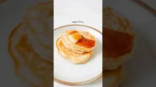 Healthy Pancakes: Only 3 Ingredients! (Vegan, Gluten-Free, Dairy-Free)