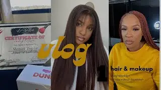 Daily Vlog : Come With Me To The Best Makeup Class In ATLANTA ! ft Irresistible Me HAIR