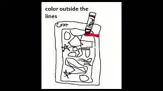 Color outside the lines