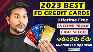 Best FD Credit Cards in 2023 Without Income Proof | Best Secured Credit Cards Lifetime Free
