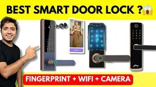 Best Smart Door Lock in India 2026 🔐🔥Best Smart Door Lock with Camera  🎥🔐Native vs Godrej vs QUBO