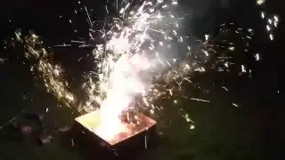 Sky Bacon Booming Glory Shower Fountain Fireworks Demo New Year Eve 2016