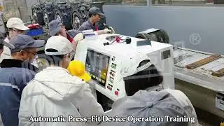 Automatic Press-Fit Device Operation Training #WRENHydraulics #HydraulicCylinder #HydraulicJack
