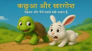 खरगोश और कछुआ Hindi Kahaniya | Rabbit and Tortoise | Hindi Stories | Cartoon Connect TV