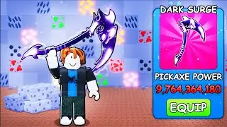 I UPGRADED TO THE BEST PICKAXE IN PICKAXE SIMULATOR (Roblox)