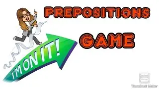 PREPOSITIONS FLUENCY PRACTICE  | ENGLISH GRAMMAR | SIMPLY MISS J