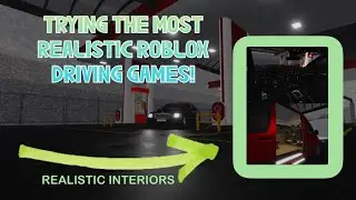 Пробую самые реалистичные игры про вождение в Roblox