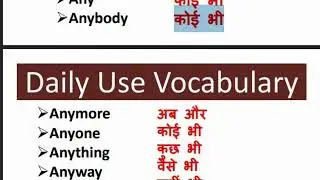 Daily use english word meaning l Vocabulary For practice l speaking english for daily use#english