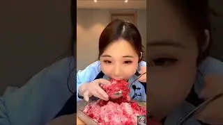 YY'S powdery ice eating #yyice #mukbang #powderysoftice #shavediceeating
