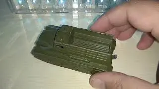 Toy tank car USSR Soviet Army vintage