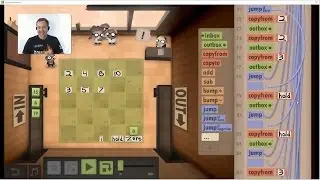 Ridiculous speed 63 solution for Prime Factory on Human Resource Machine